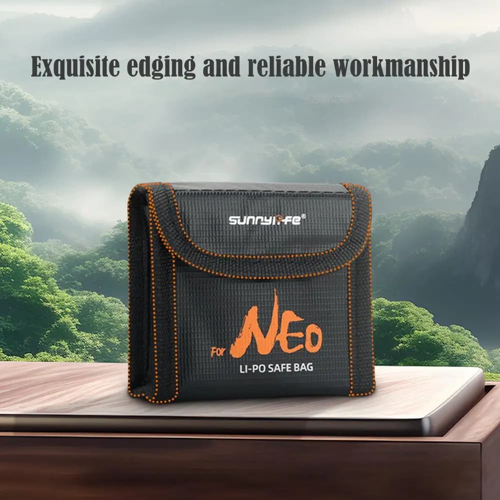 Per DJI Neo Battery borsa antideflagrante borsa di sicurezza per batteria al litio borsa protettiva ignifuga borsa resistente al calore