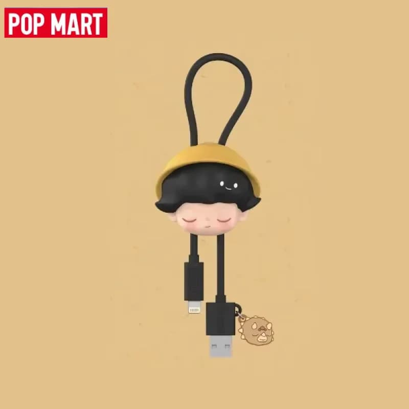 POP MART DIMOO Jurassic Dinosaur Series Data Cable Blind Box 14PRO Charging TYPE-C Cute Anime Figure Ornaments Gift Collection