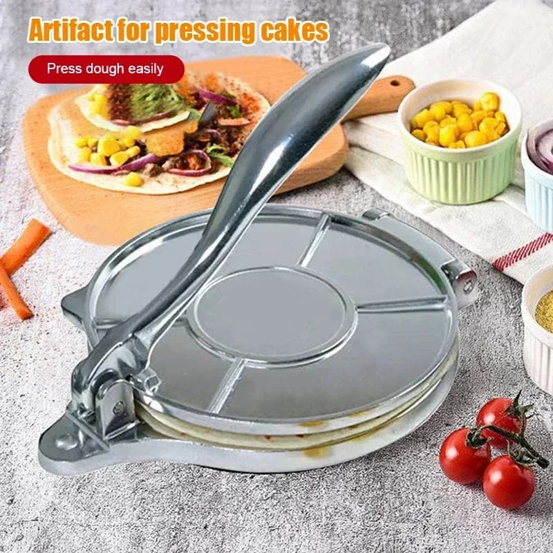 16/20cm fai da te Tortilla Press Maker lega di alluminio manuale mais Tortillas strumenti per la pressatura della pasta cucina Bakeware accessori per la cottura