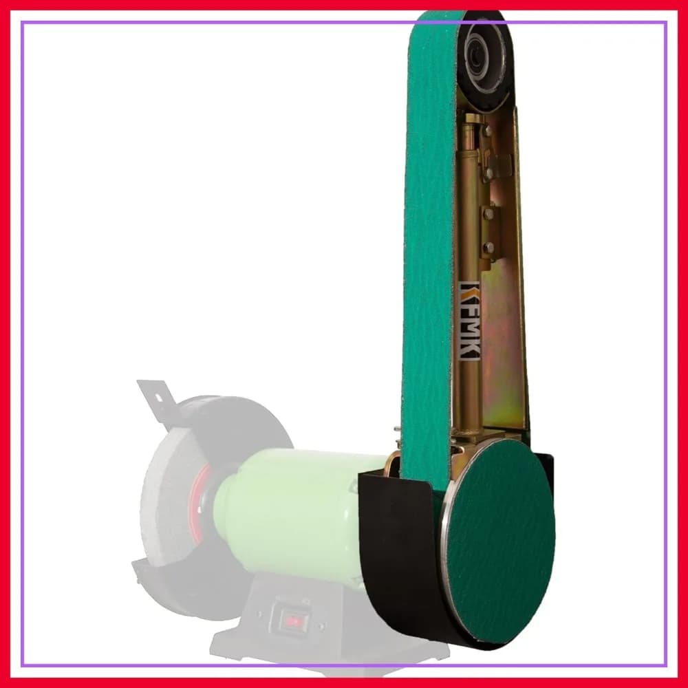 Accessorio Levigatrice a Nastro 2x48 per Smerigliatrice da Banco, Levigatrice a Disco da 7 Pollici, Albero da 5/8 Pollici