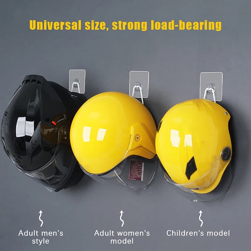 Support for motorcycle helmet wall support for metal bicycle helmet holder for stainless steel bicycle helmet display