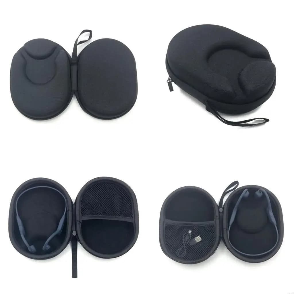 Headphone Storage Bag Zipper for AfterShokz Aeropex AS800 with Hand Strap