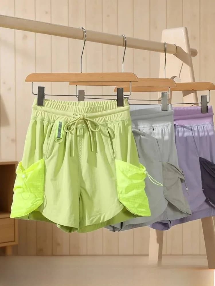 Outdoor Mountain Series Quick Dry Running Fitness Cycling Men Women Five-Quarter Length Breathable Water-Resistant Shorts