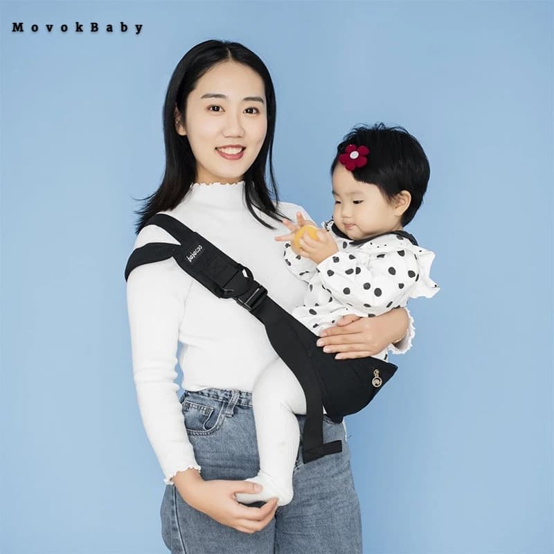 Baby Sling Sleeping Strap Infant Baby Carrier Wrap Baby tracolla singola sgabello in vita regolabile in cotone Wrap Sling