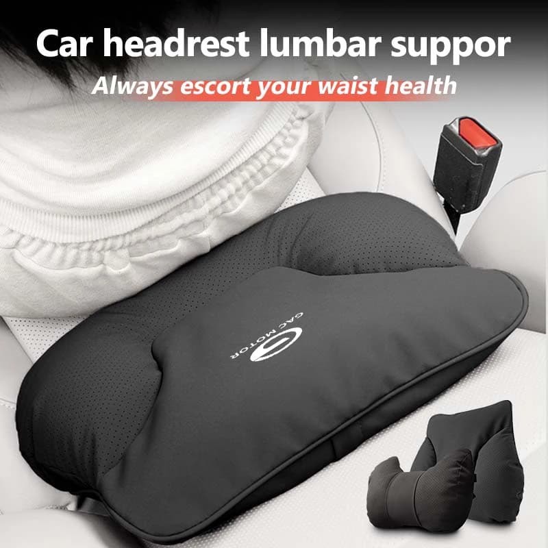 Car Headrest Lumbar Pillow Neck Waist Support Backrest Cushion For GAC MOTOR Trumpchi GE3 2016-2020 GS3 GS4 GS5 GS8 GA4 GA6 GA8