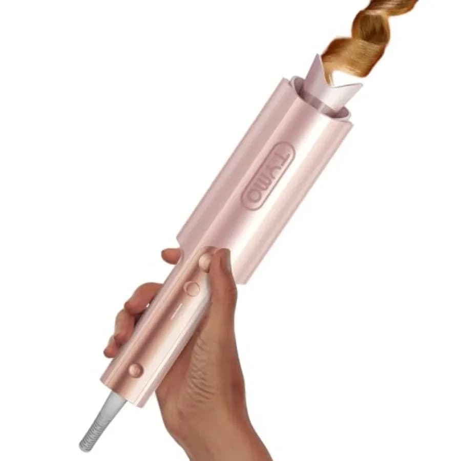 CurlPro Plus Ferro Arricciacapelli Automatico Rotante - Arricciacapelli con Cilindro Lungo Migliorato per Capelli Lunghi, Ferro in Ceramica per Donne