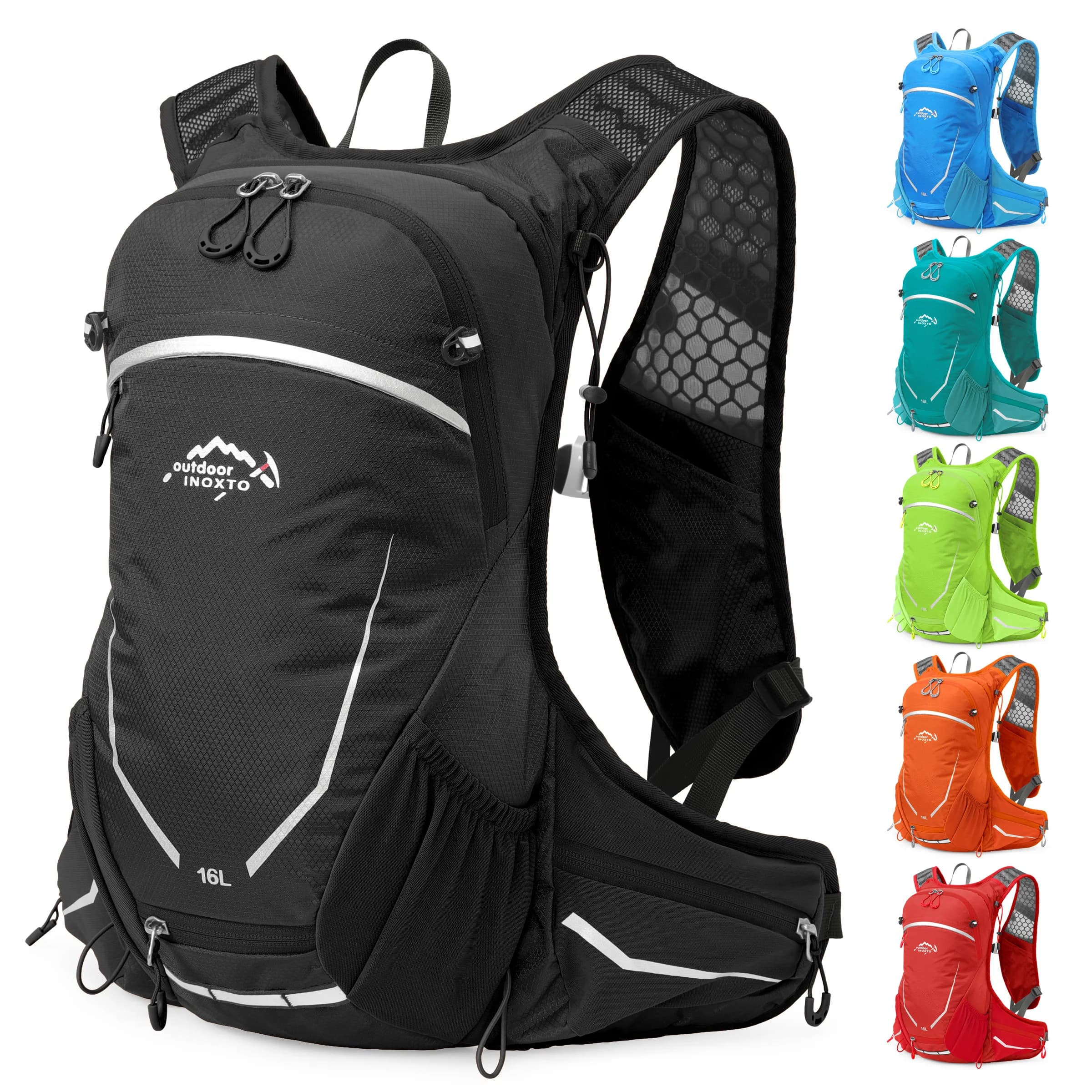 16 litre water backpack, light water backpack for cycling, hiking, skiing