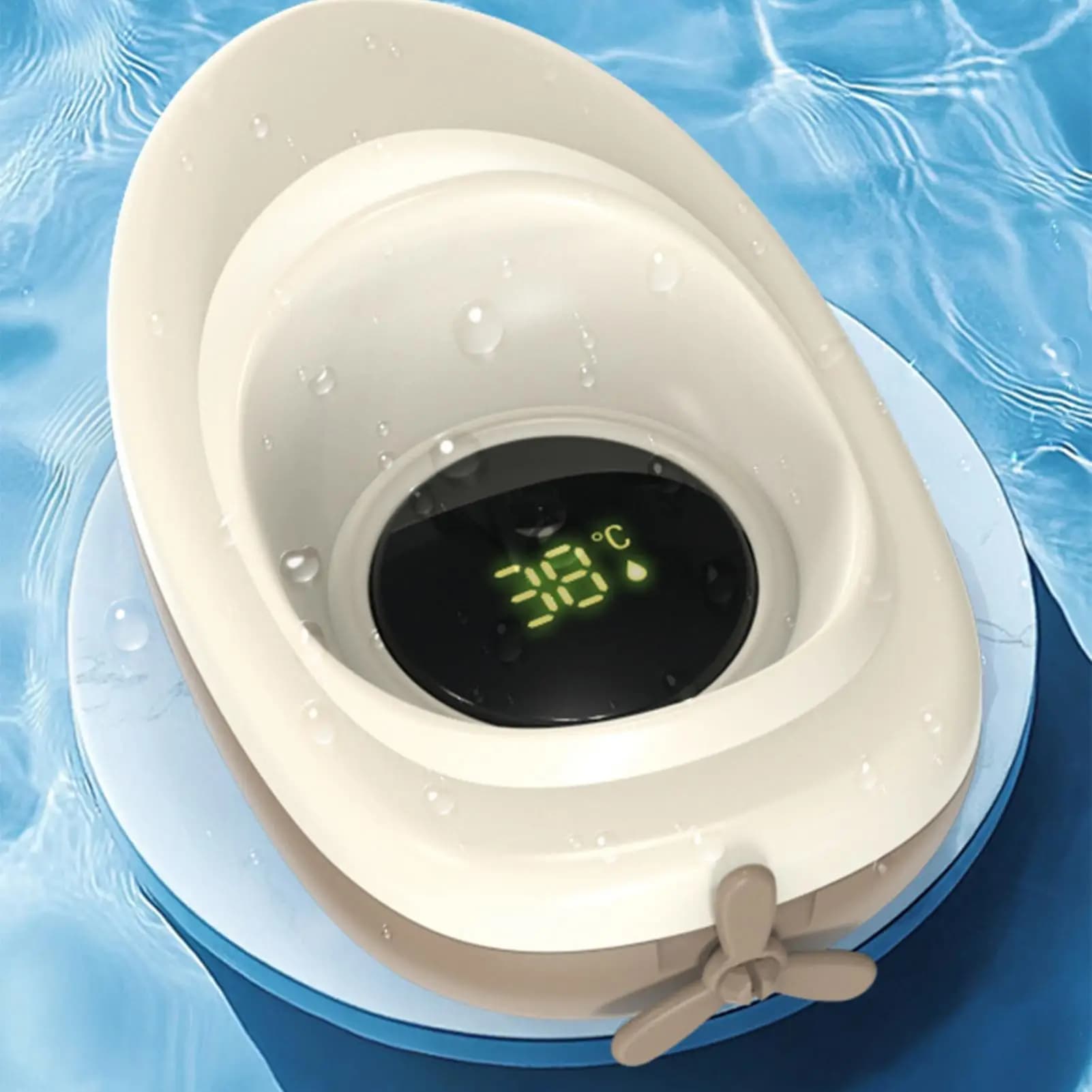Termometro Galleggiante Digitale Intelligente per Vasca da Bagno, Monitor di Temperatura per Bambini e Bambine, Asilo Nido, Casa, Piscina, Doccia, Camper