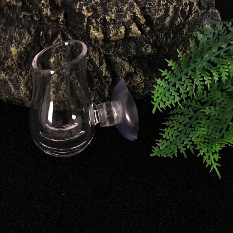 Decorazione dell'acquario Hanging Fish Tank Mini Crystal Glass Pot Polka Water pianta in vaso cilindro tazza accessori per acquari
