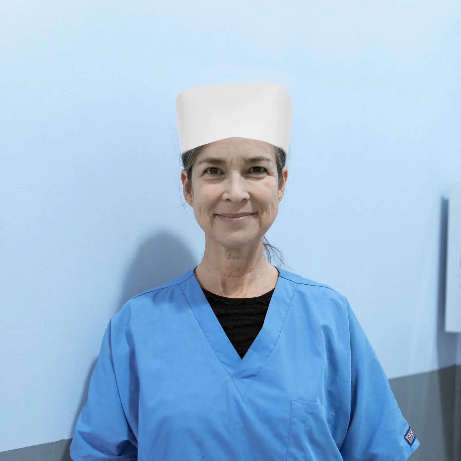 Thin White Nurse Hat for Women Exquisite Workmanship Soft Breathable Textile Nursing Cap Costume Headband School