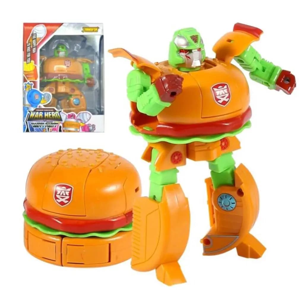 Giocattolo Robot Trasformabile per Bambini, Modello Educativo per Promuovere il Divertimento Genitore-Figlio