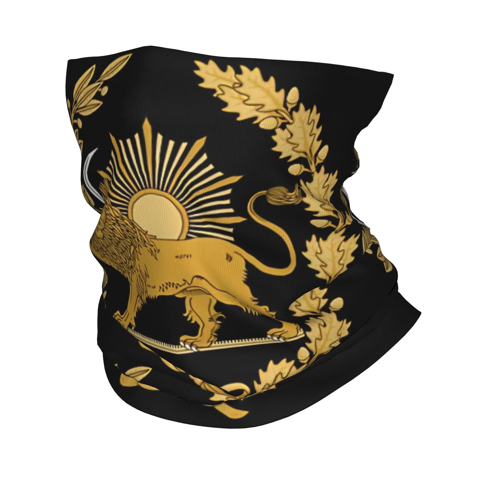 Bandana with emblem of the Lion and the Sun of Persia, Iran, funny bicycle mask, hiking, camping, sun protection, sunshine, neck warmer, face masks