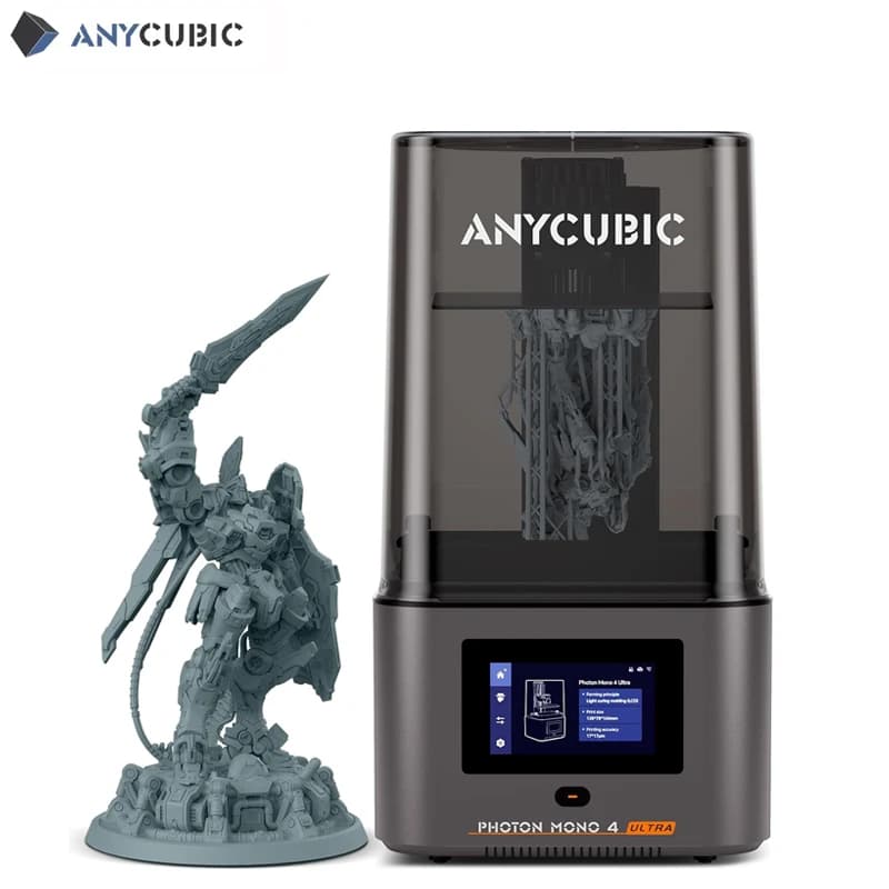 ANYCUBIC Photon Mono 4 Ultra 10K Resin 3D Printer 7'' HD Mono Screen Speed Up to 120mm/h Fast Printing Size 236x231x430mm