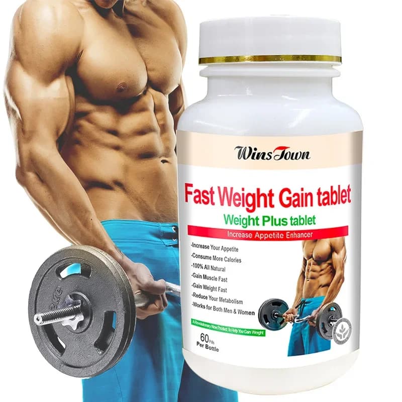 Tablets for quick gain from 60 pills to increase appetite, promote protein synthesis of fat, improve endurance of physical strength