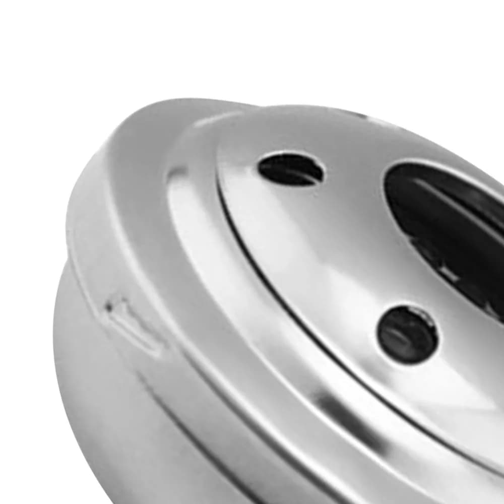 Fornello a Alcol in Acciaio Inox Mini con Copertura di Sicurezza e Manico Antiscottatura, Fornello Portatile per Campeggio e Escursionismo