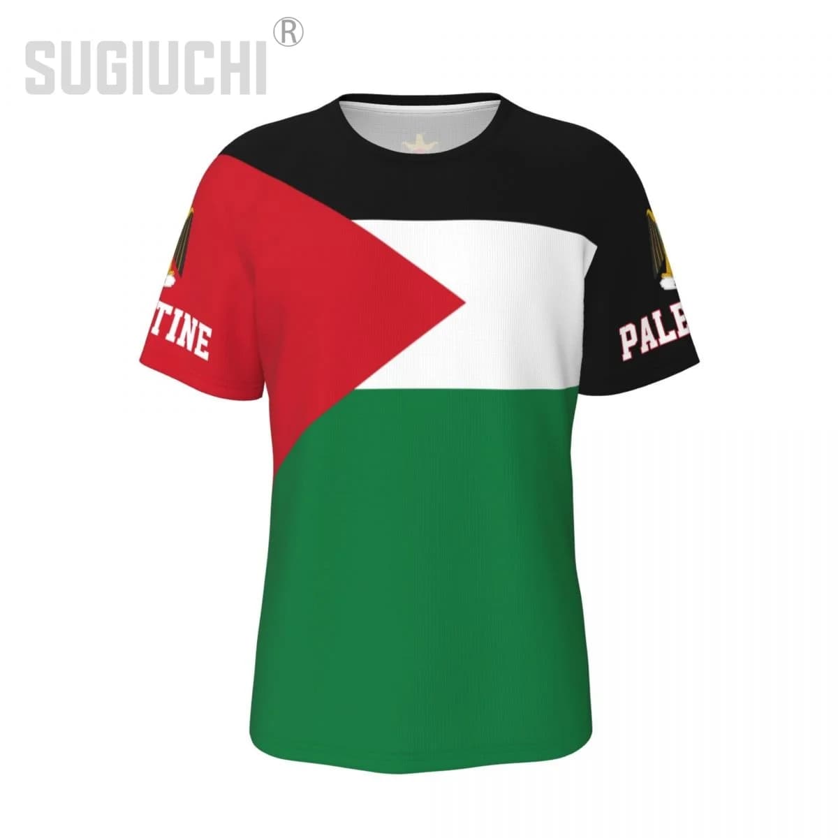 T-shirt Unisex con Bandiera Palestinese, Magliette per Uomini e Donne, Regalo per Tifosi di Calcio, Abbigliamento Personalizzato