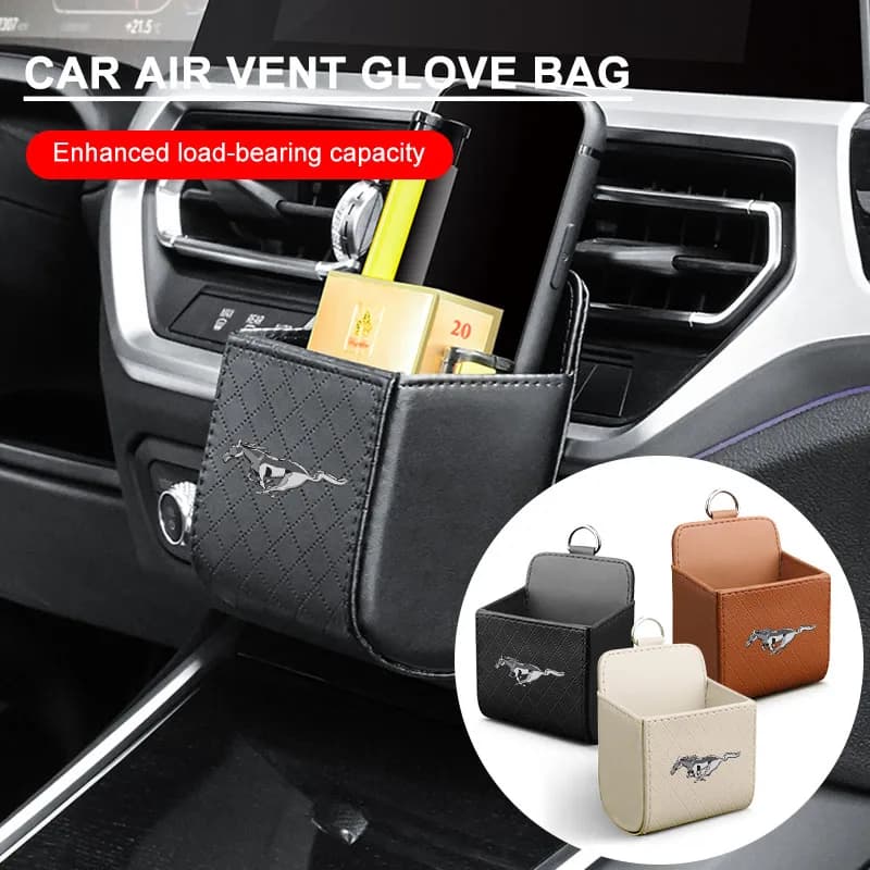 1pcs Car Air Outlet Storage Box Phone Glasses Organizer For Ford Mustang F10 Zapatillas Miniatura Shelby 2015 Mujer Valve core