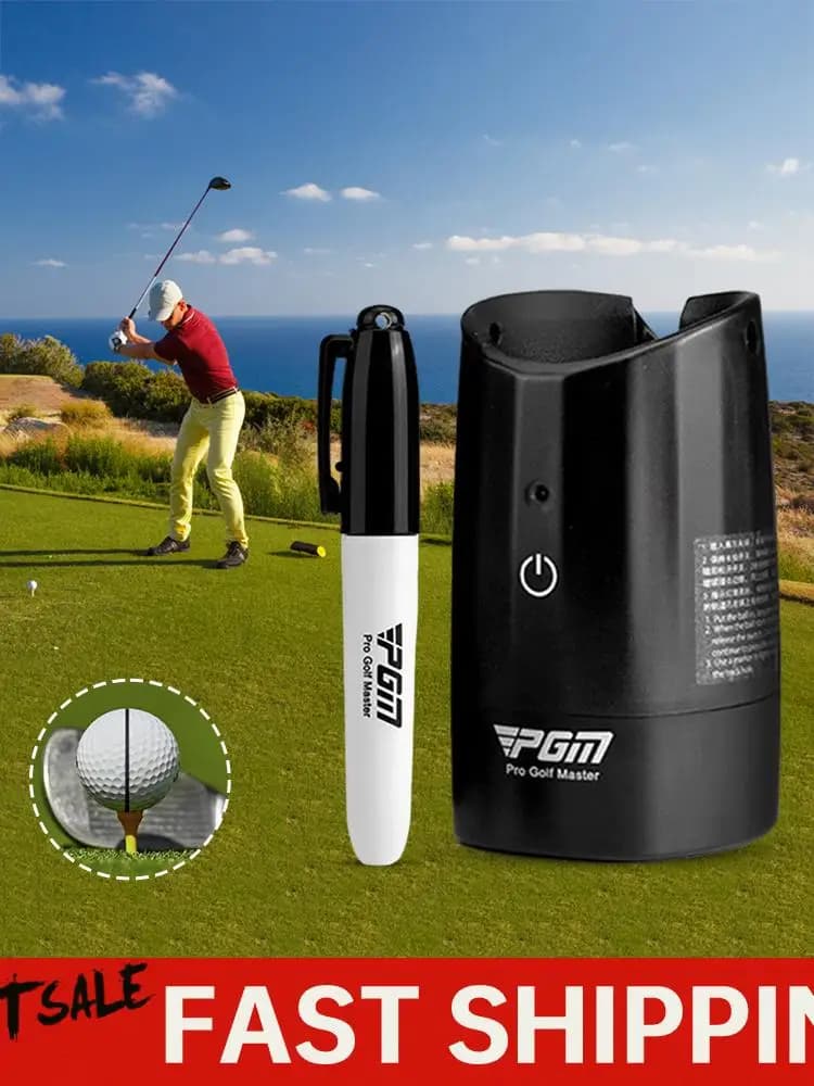 Il tracciatore elettrico da golf trova la linea di distribuzione della gravità Pittore di palline elettriche PP Fodera per palline da golf Accessori da golf
