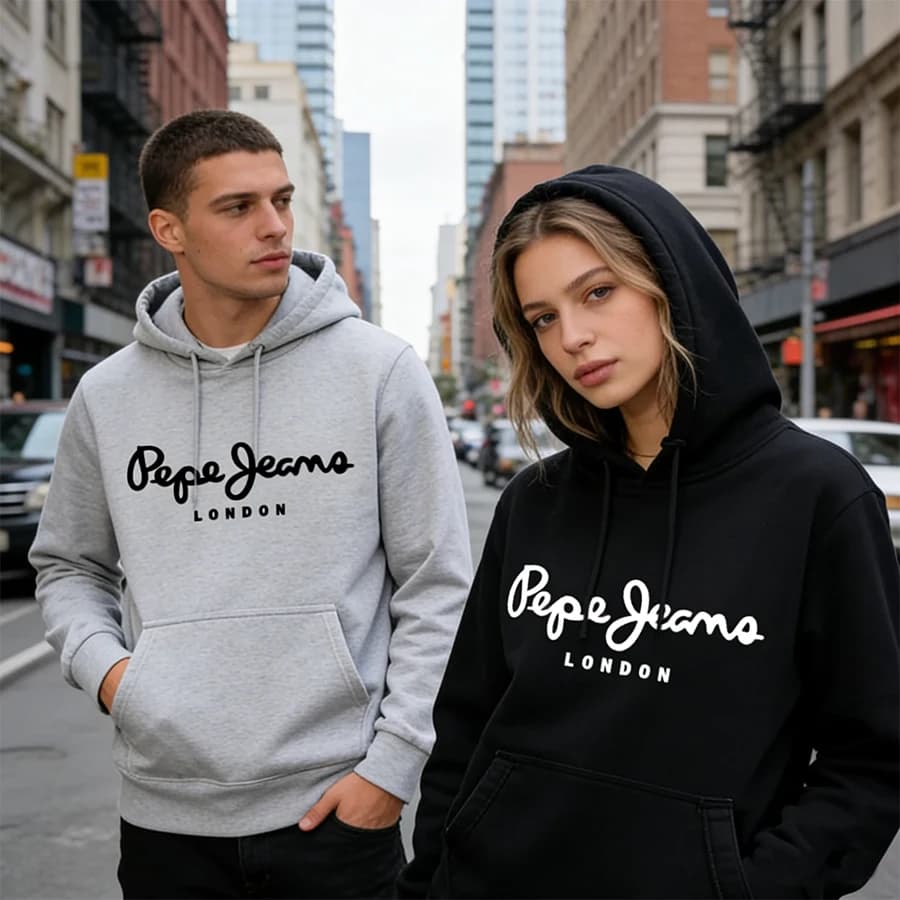 2026 Autunno/Inverno nuovo stile stagione scolastica maglione con cappuccio sportivo comodo e versatile stampa di lettere allentate