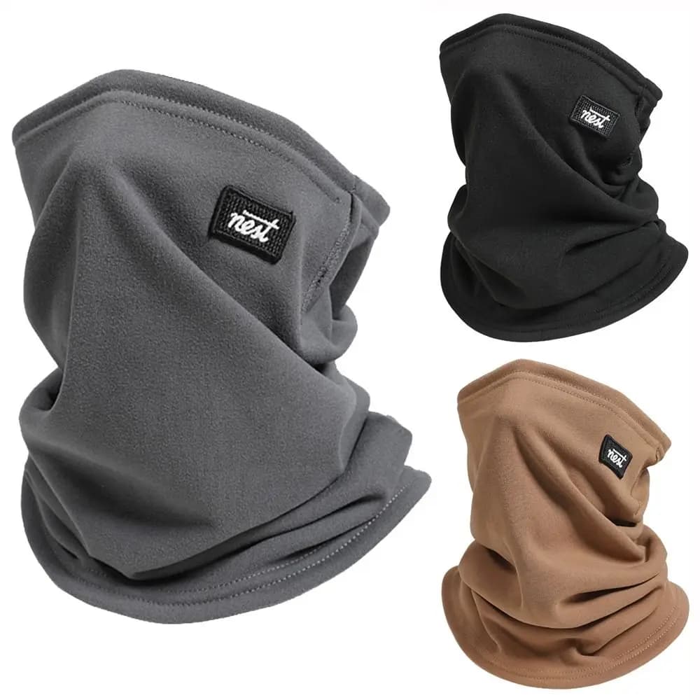 Winter camping fleece neck Ski tube scarf Snowboard Half face mask Facial cover for men and women Cold-proof collar for outdoors