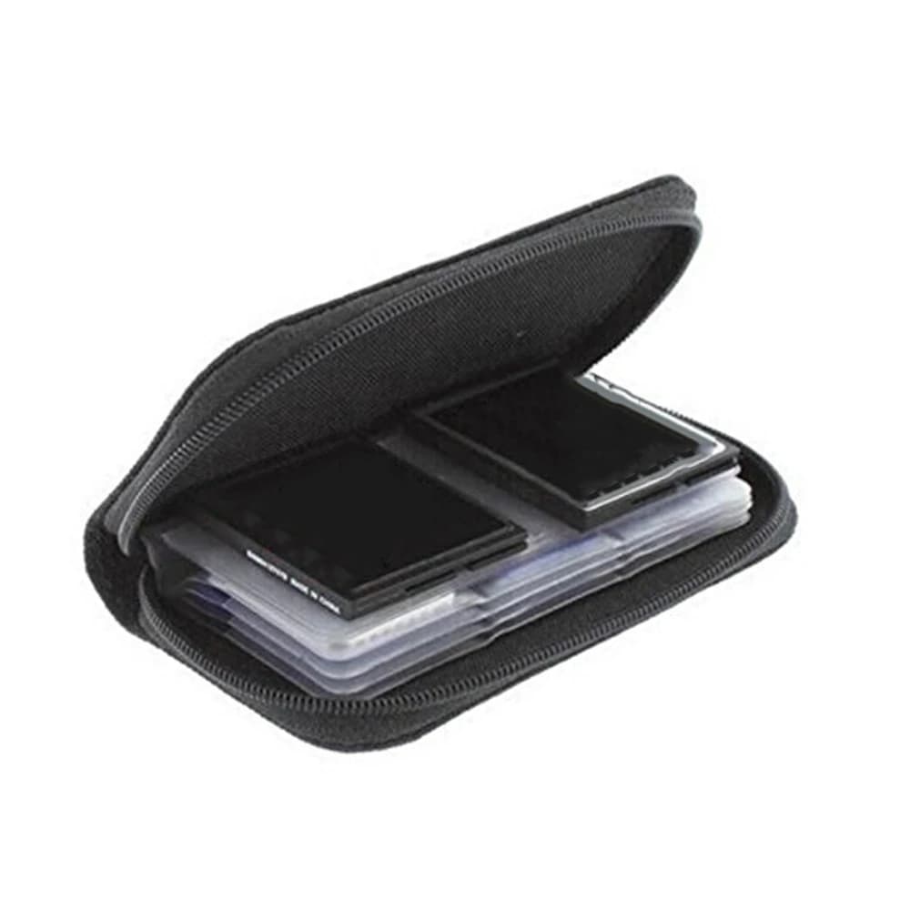Borsa portaoggetti per carte per fotocamera in PVC multifunzione portatile da 1 pezzo Borsa portaoggetti per carte di archiviazione per interruttori di negozi sicuri con borsa con cerniera