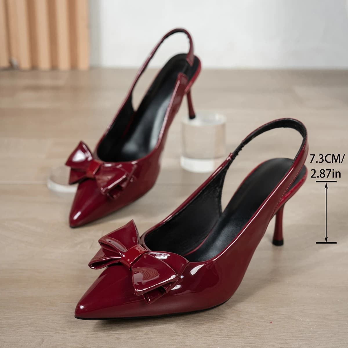 French Vintage Style Bow Pointed Toe Stiletto Backless Sandals 2026 Summer New Party Heels