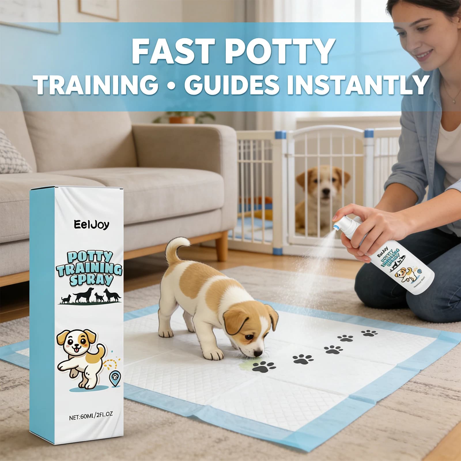 Dog Toilet Training Spray Quickly Attract Pet Attention Guide Bowel Movements Correcting Pet Behavior Habit Potty Training Spray