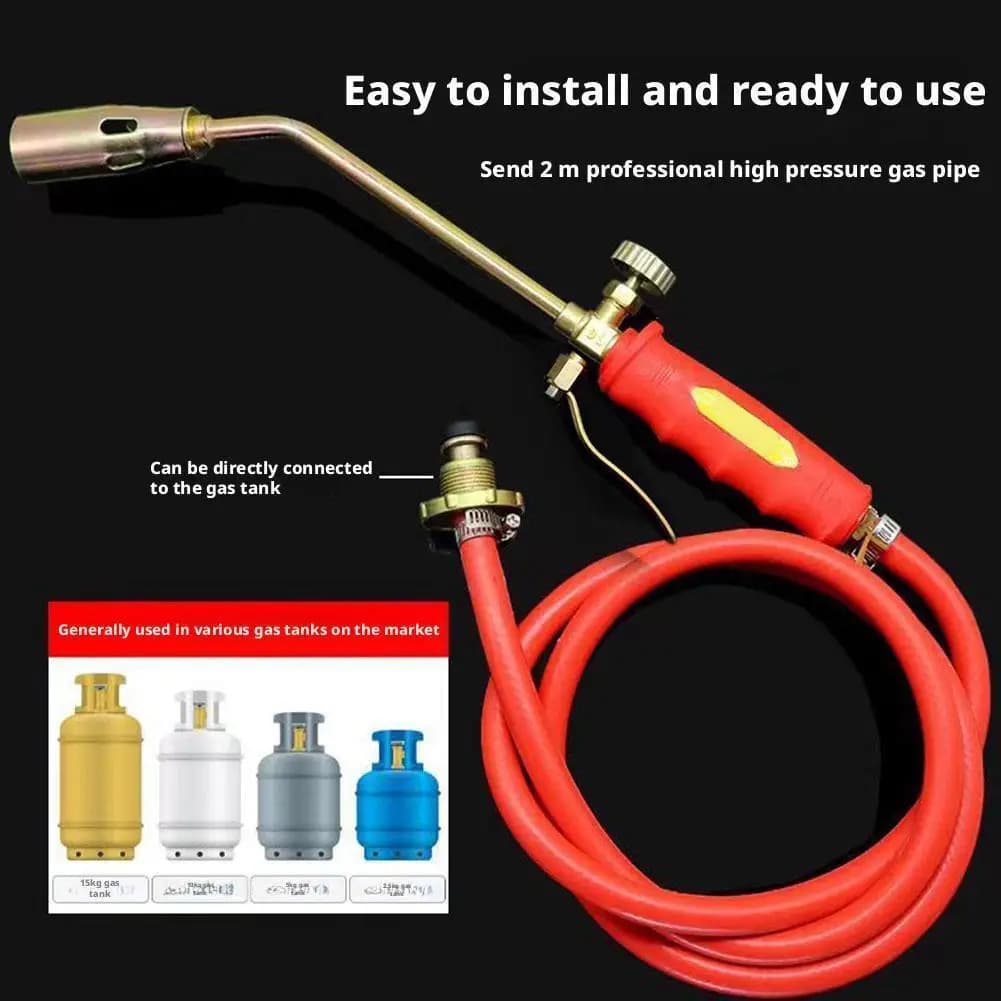 Weed burner kit Butane burner Welding Gas torch Flame gun Lanciafiamme Outdoor camping BBQ Portable welding thermal gun