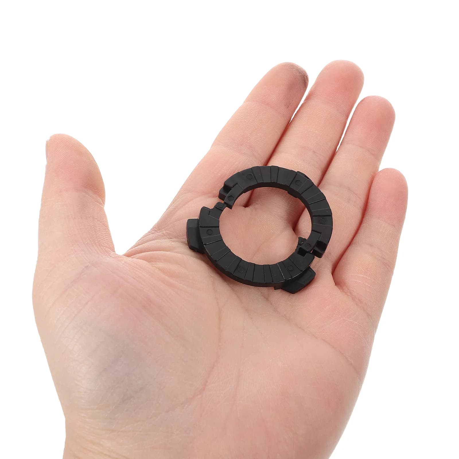 5 Pezzi Clip Anello di Fissaggio in Plastica per Lampadine Fari Auto Standard Europeo, Clip di Ricambio per Supporto Lampadina Base Veicolo