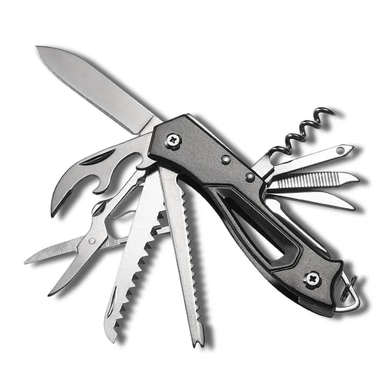 Coltello multifunzionale da esterno Camp Multitool apribottiglie coltello pieghevole forbici portatili sega coltello da tasca pieghevole militare
