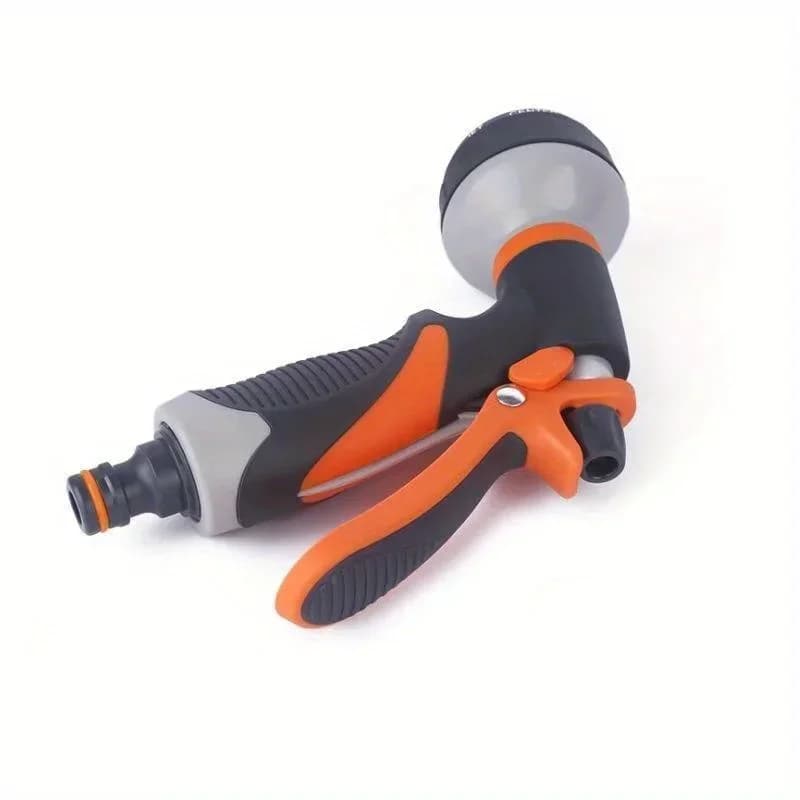 Adjustable spray gun for self-washing, corrosion resistant, functional nozzle for garden irrigation