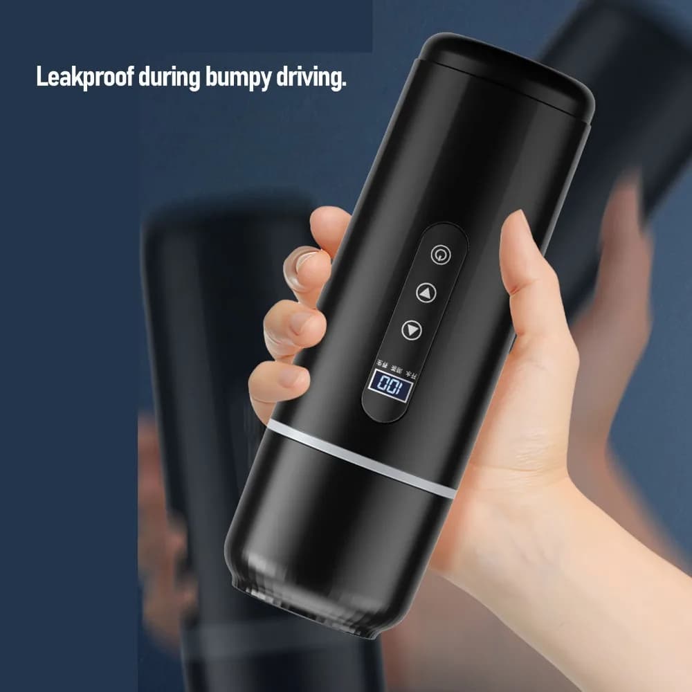500ml Car Heating Cup 12V 24V Practical Portable Electric Kettle Temperature Adjustable Rustless Steel Car Electric Kettle