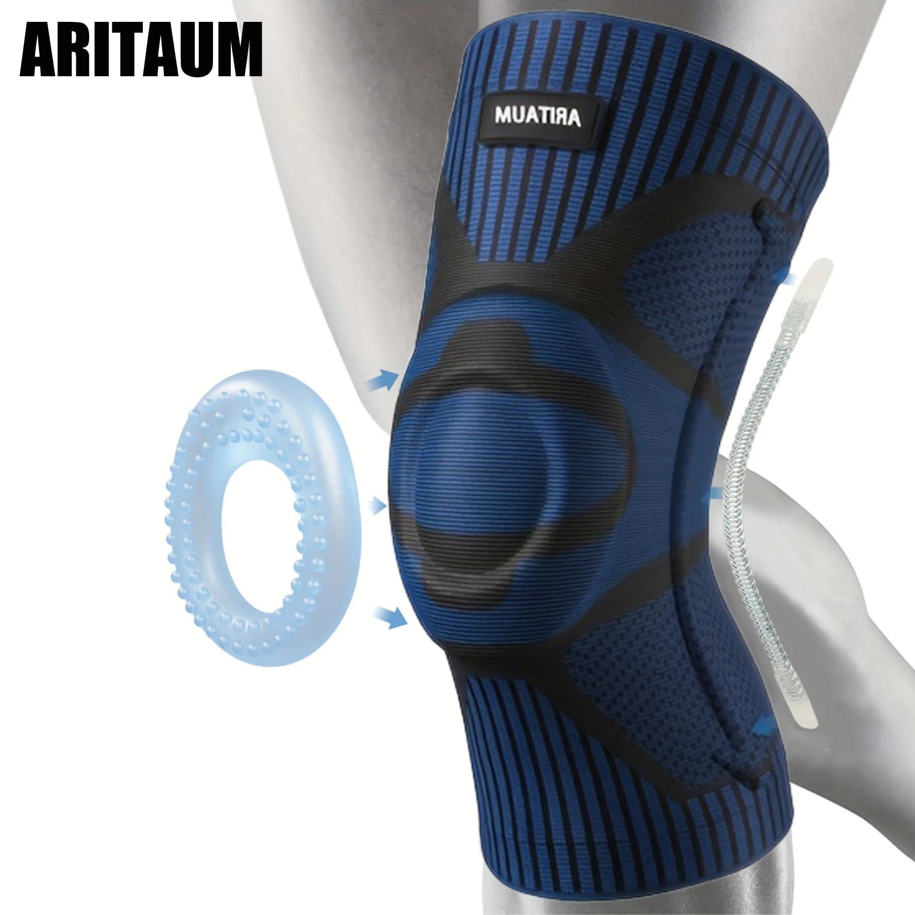 1 piece knee protection sleeve, weight lifting knee support, running, training, basketball