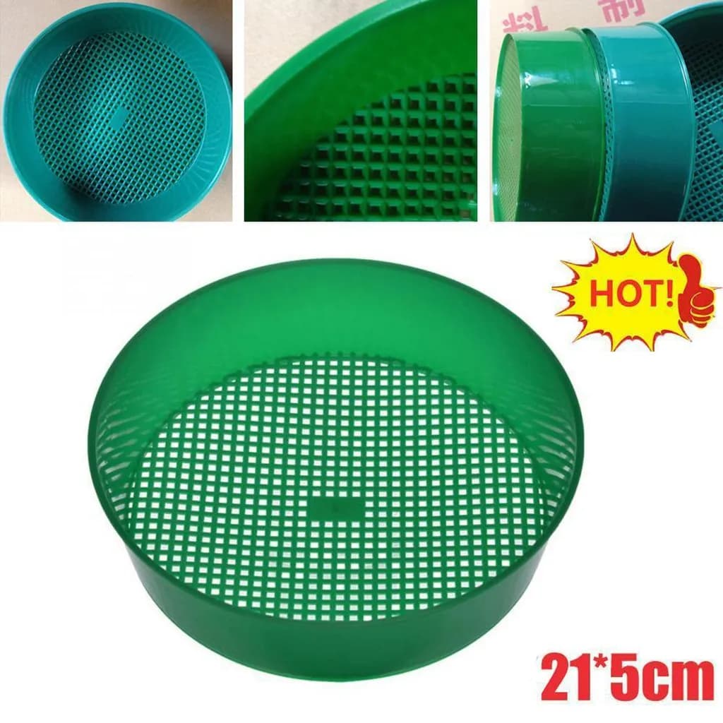 Designers also selected these stock photos Plastic garden sieve Home garden equipment Fine knitted ground sieve Mining sand sieve plant ground stone sieve