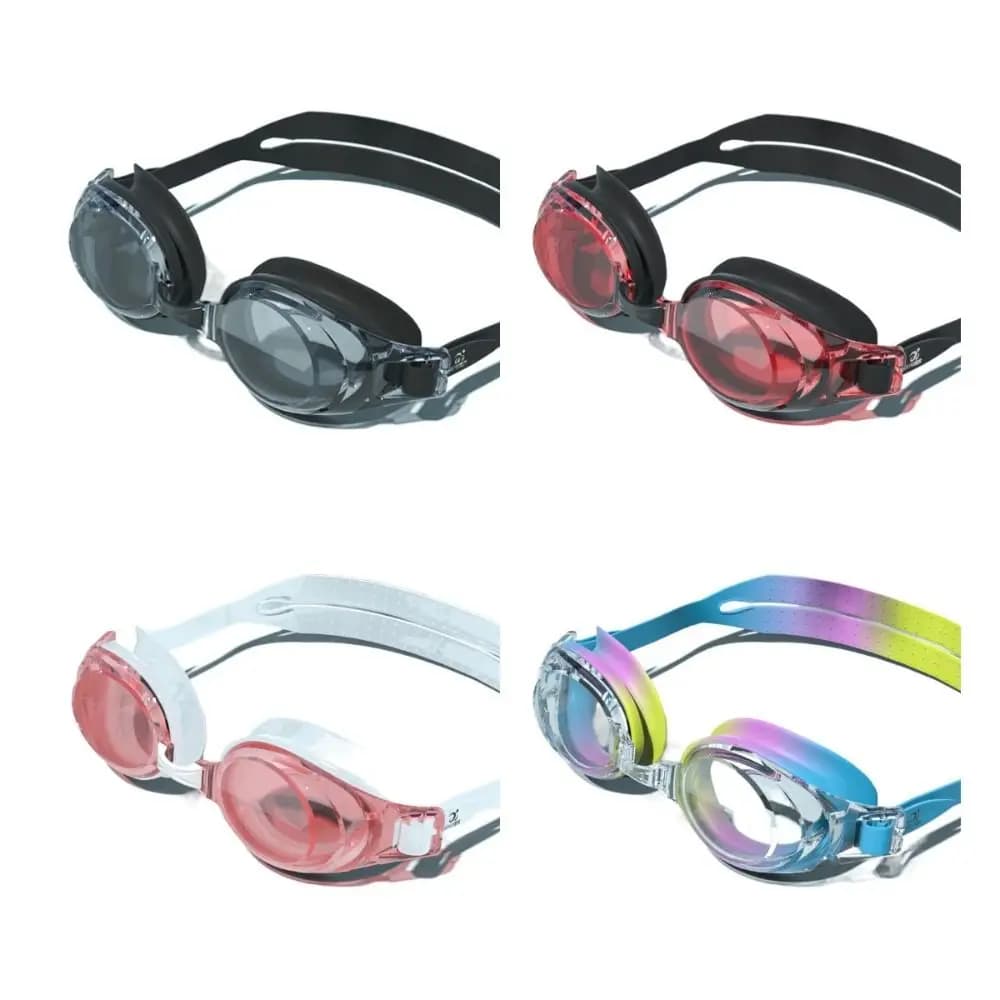 Anti-fog Swim Goggles 0~-9.0 Silicone Mirror Frame Nearsighted Swim Eyewear Quick Adjustable Clear Vision