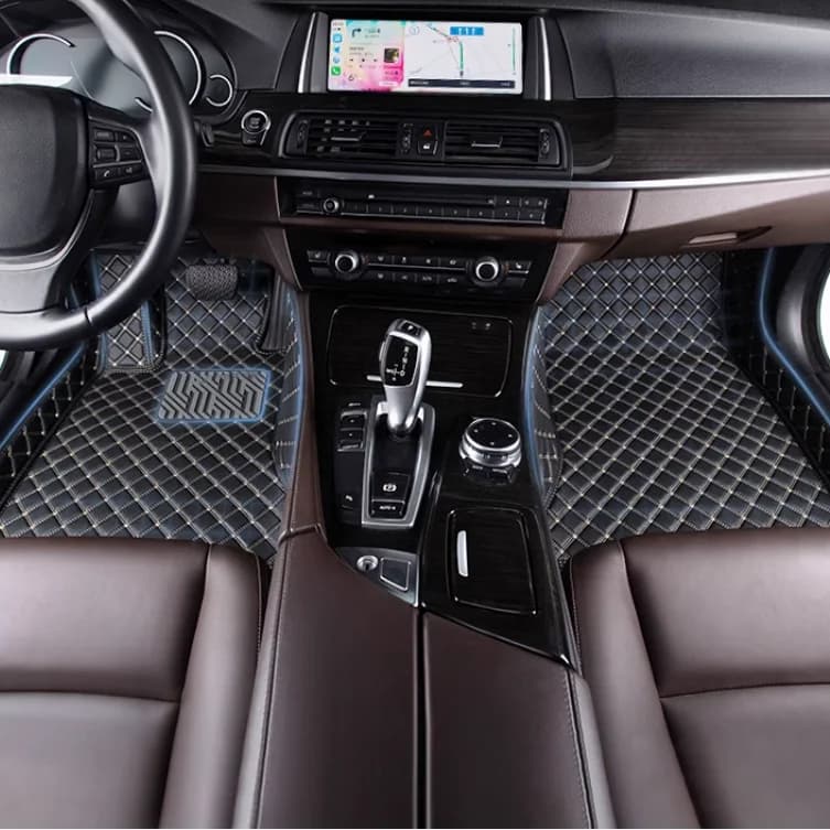 Custom Waterproof Leather Car Mats for Ford Mustang, Car Accessories, Floor Covers