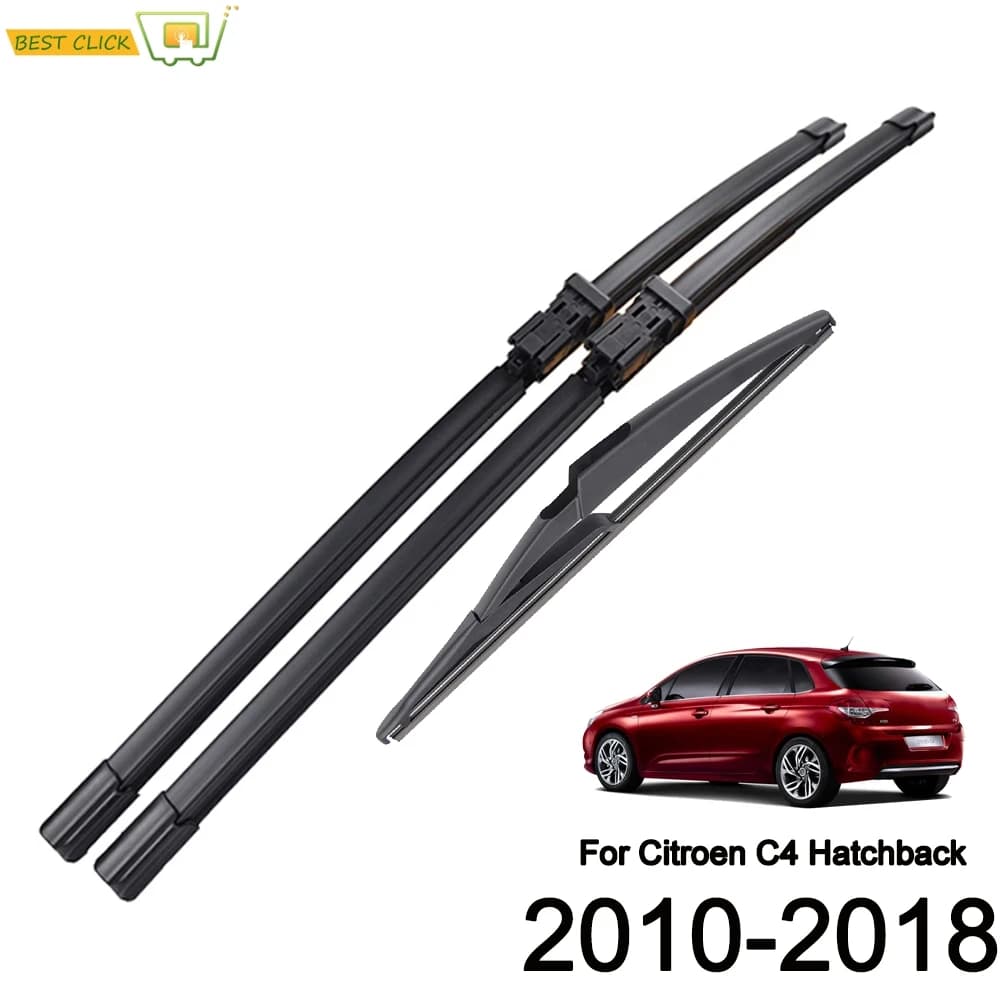 Misima Parabrezza Spazzole Tergicristallo Per Citroen C4 Hatchback 2010 - 2018 Lunotto Anteriore Posteriore 2011 2012 2013 2014 2015 2016