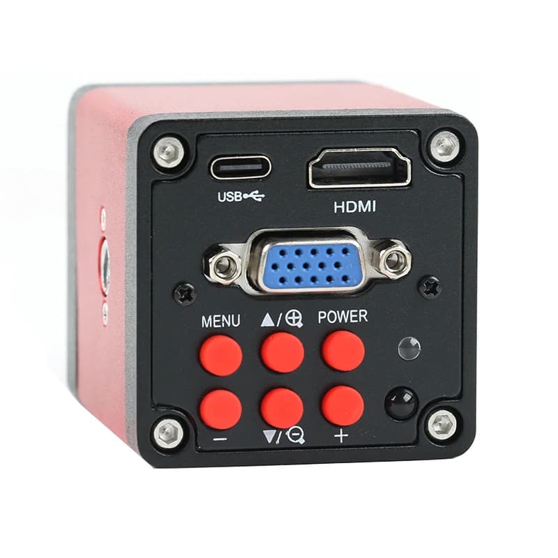 14MP 1080P HDMI VGA Video Digital Microscope Camera 100X 130X 180X 200X 300X 500X C Mounting Goal For PCB Phone Repair Welding