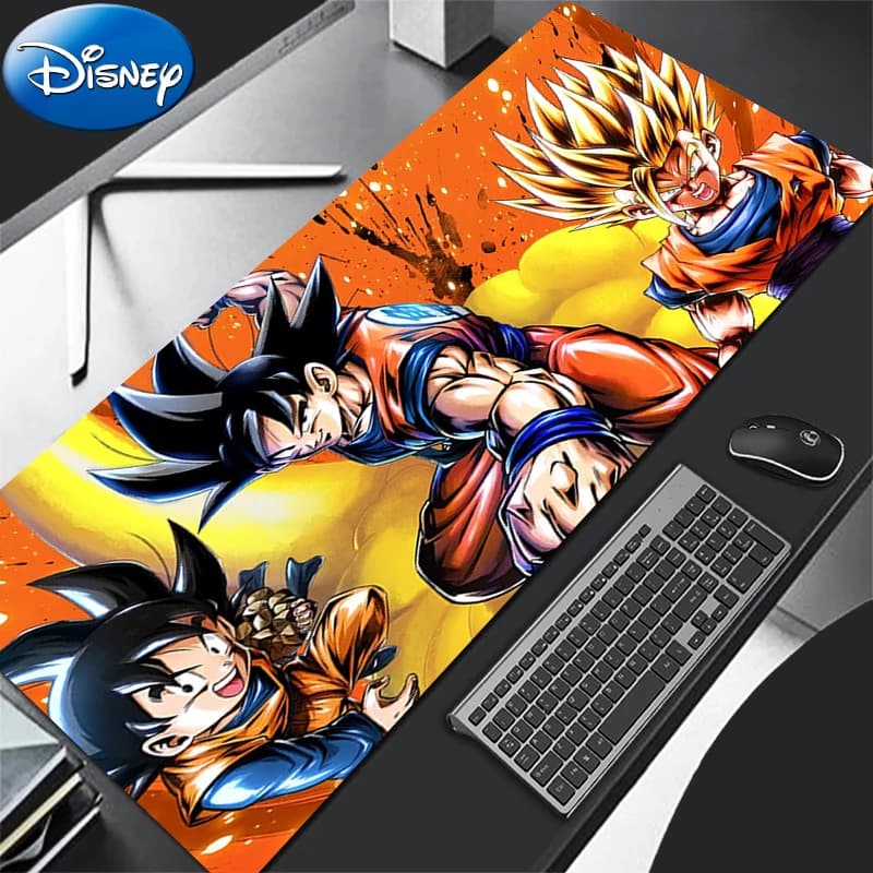 Tappetino per mouse grande 90x40 cm Dragon Ball DBZ, tappetino da scrivania per computer da ufficio, tappetino per tastiera, tappetino per laptop, accessori per PC da gaming.