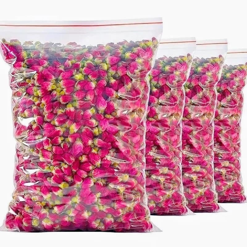 Perfume natural rose red flower dry purple pink buds for sachet pillow filling resin jewelry DIY soap candle scent creation