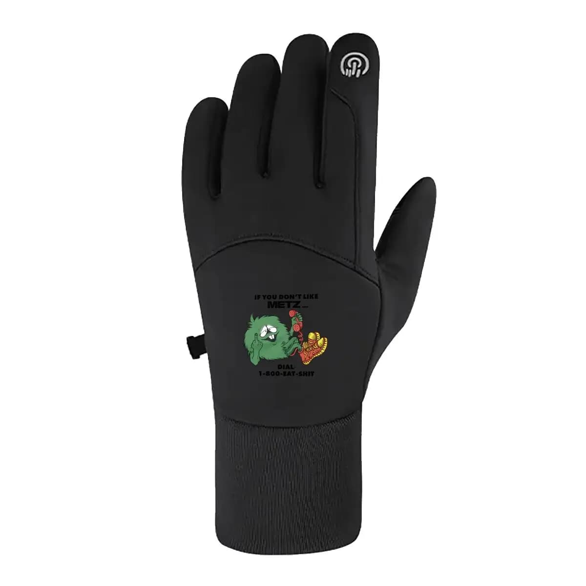 Green Slug Spreads Odd Charm Guanti da ciclismo autunno inverno Escursionismo all'aperto Sci Equitazione Guanti da moto