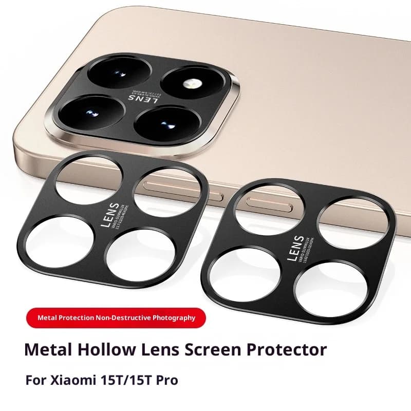 Aluminum Metal Rear Camera Protector for Xiaomi 15T Pro Cover Screen Protector for Xiaomi 15T
