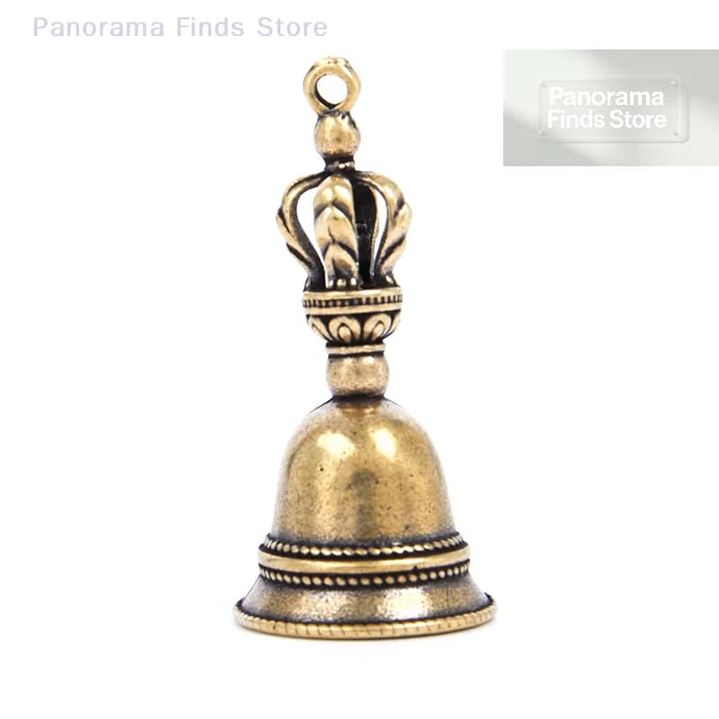 【P】Brass Handicraft die-casting Drop Wind Bell Tibetan Bronze Bell Creative
