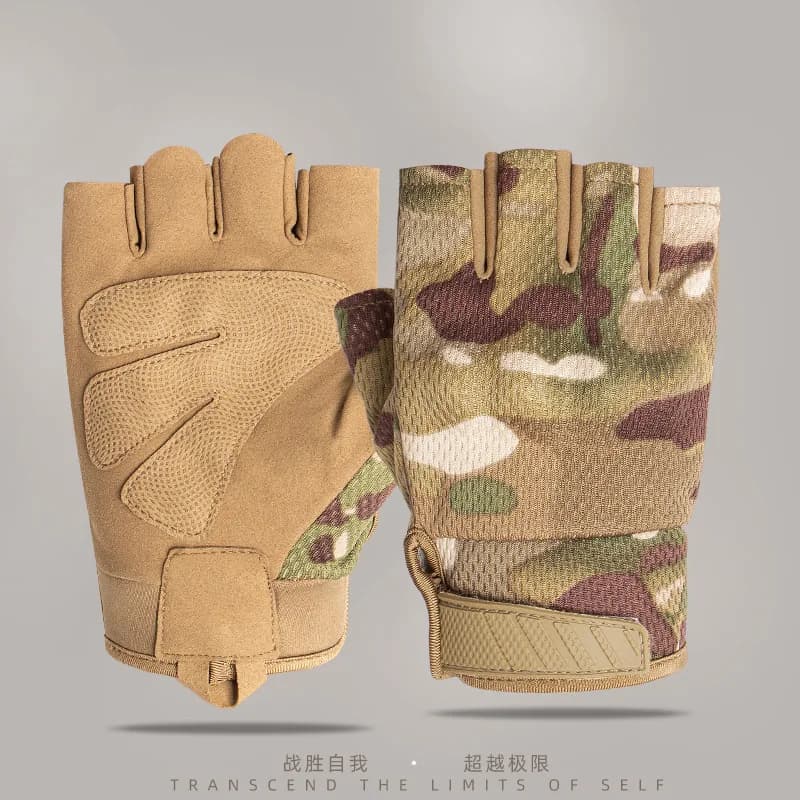 New outdoor training gloves - Men's protective cover gloves - Anti-slip fitness and sports gloves - Suitable for both men and wo