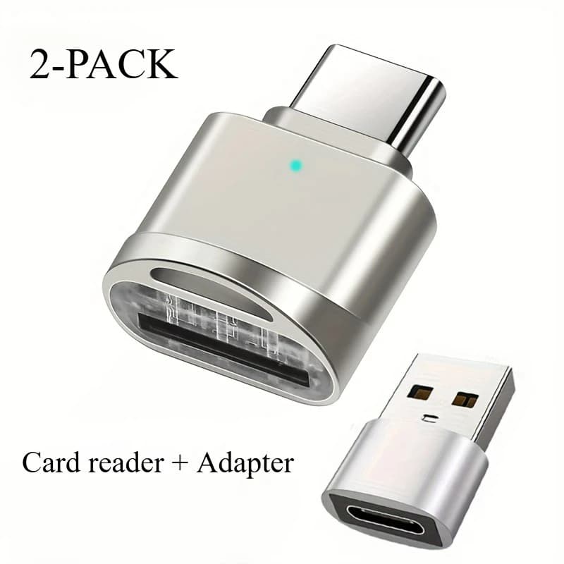 Type-C Card Reader OTG Universal Card Reader Type C TF Memory Card Reader USB OTG Card Readers for IPhone16 15 Galax Adapter