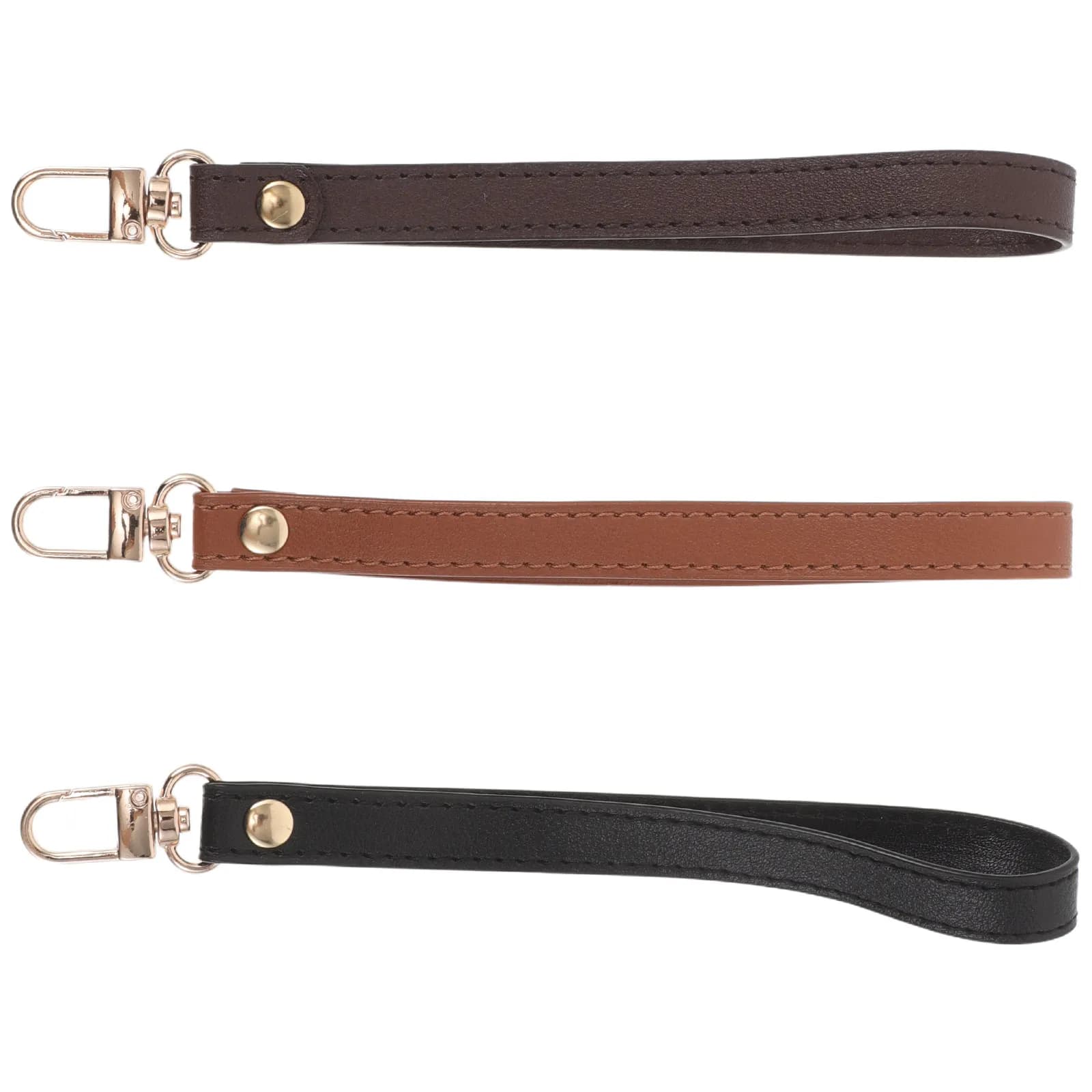 Set di 3 Cinturini da Polso per Borse, Manici per Portafogli, Portachiavi, Cinturini Corti di Ricambio per Borse, Accessori Fai-da-Te per Cellulari