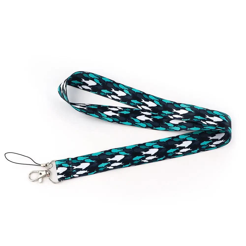 Key Ring Holder Phone Badge Strap Hang Rope Whale Shark Lanyards Marine Animal Phone Lanyard Mobile Phone Strap Phone Hang Rope