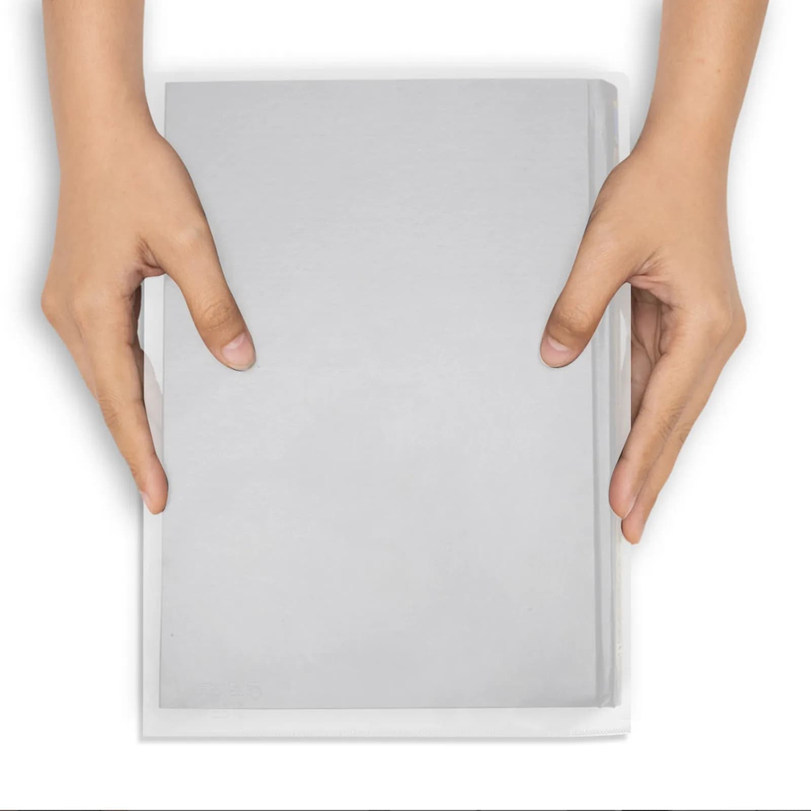 10Pcs L-Shaped A4 Transparent Plastic Folder Clear File Sleeve for School Office Documents Magazines Collectors Desktop Shelf