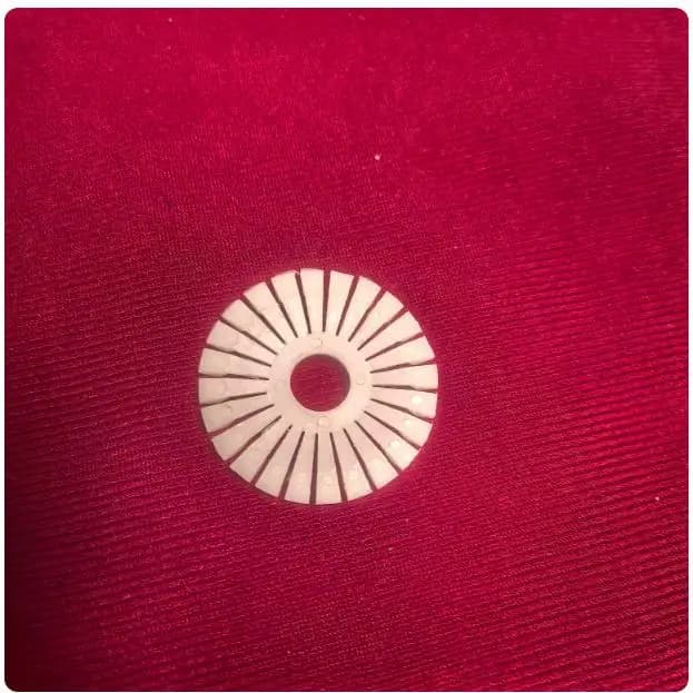 5 pz. Lame in argento SK280 per macchina da maglieria P13-11 di Silver Reed per tessitura domestica di filati per maglioni