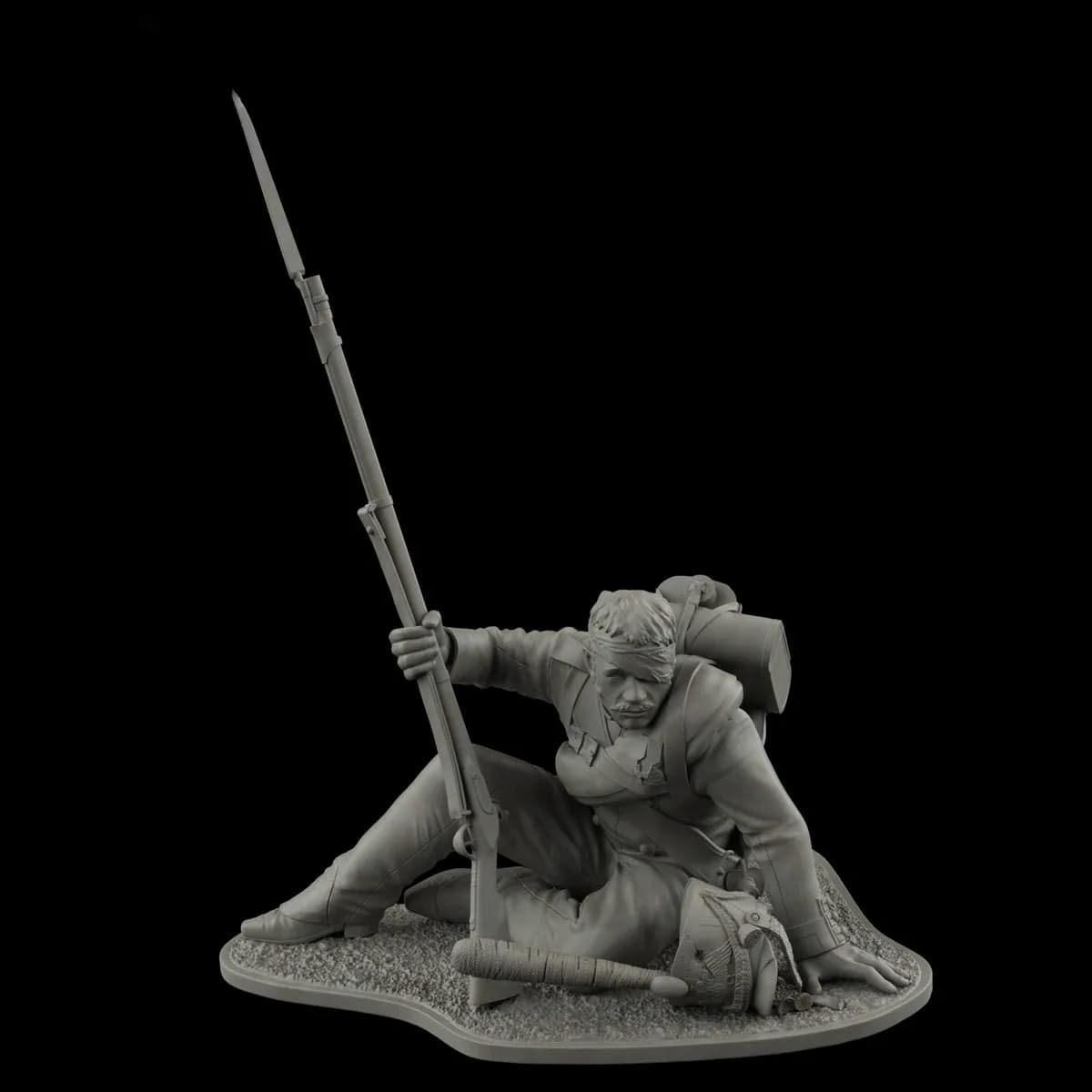 Kit modello non verniciato in resina da 75 mm, tema militare, Protezioni del Corpo Lituano NCO non assemblato e non verniciato GK, 1339R